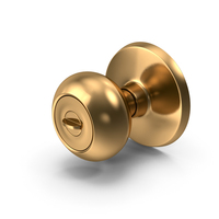 Door Knob Golden PNG & PSD Images