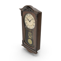Bulova Pendulum Wall Clock PNG & PSD Images