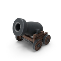 Cartoon Old Pirate's Cannon PNG & PSD Images