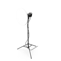 Beauty Dish Studio Monolight with Grid And Head on Stand PNG & PSD Images