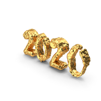Gold 2020 PNG & PSD Images