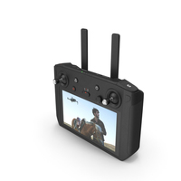 DJI Smart Controller with Screen PNG & PSD Images