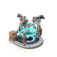Sci Fi Operating Teleportation Station PNG & PSD Images