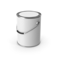 Paint Metal Bucket White PNG & PSD Images
