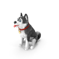 Cartoony Dog Sitting PNG & PSD Images
