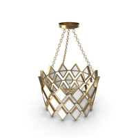 Robert Abbey Edward Pendant in Modern Brass Finish with Marble Accents 423 PNG & PSD Images