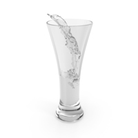 Water Pours into Glass PNG & PSD Images