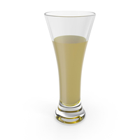 Glass with Yellow Water PNG & PSD Images