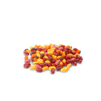 Pile Of Jelly Beans Red Yellow PNG & PSD Images