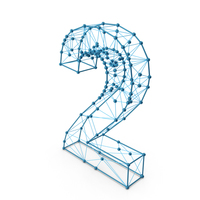 Wire Alphabet Number 2 PNG & PSD Images