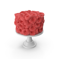 Red Flower Cake PNG & PSD Images