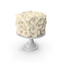 White Flower Wedding Cake PNG & PSD Images
