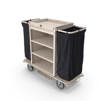 Housekeeping Cart Used PNG & PSD Images