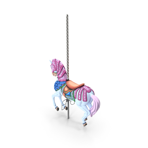 Carousel Horse Pink PNG & PSD Images