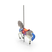 Carousel Horse White PNG & PSD Images