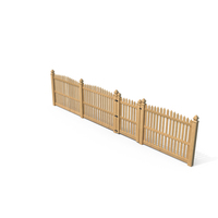Traditional Fencing Palisade Pointed Pales PNG & PSD Images