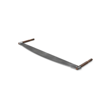 Two Person Lynx Brand 5ft Crosscut Saw Old PNG & PSD Images