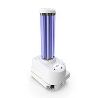 UV Disinfection Robot On PNG & PSD Images