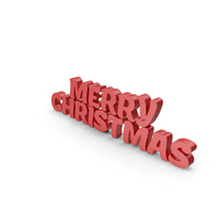 Merry Christmas Red PNG & PSD Images