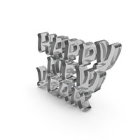 Happy New Year Glass PNG & PSD Images