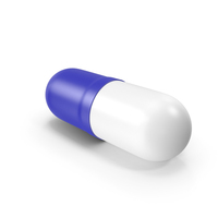 Pill Capsule Blue PNG & PSD Images