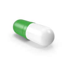 Pill Capsule Green PNG & PSD Images