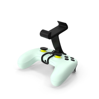 Google Stadia Controller with Phone Mount Wasabi Color PNG & PSD Images