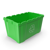 Green Recycling Bin PNG & PSD Images
