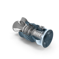 Jet Turboshaft Engine Slice PNG & PSD Images