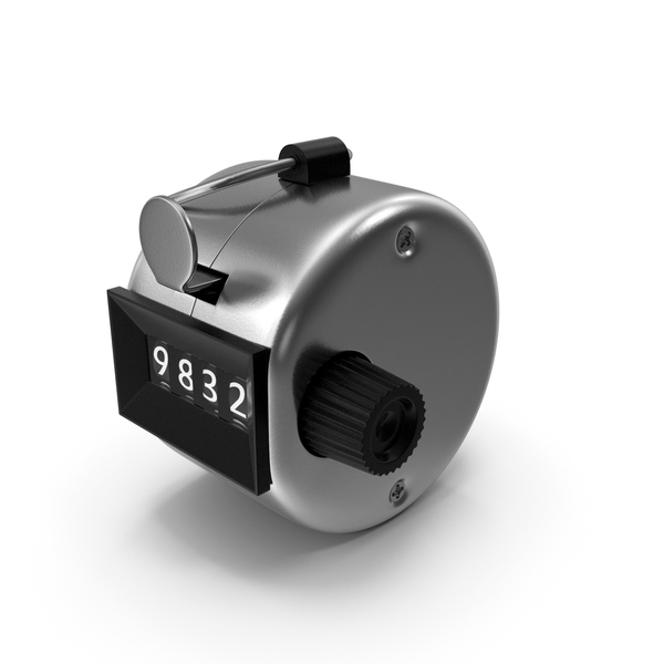 Mechanical Handheld Tally Counter PNG & PSD Images