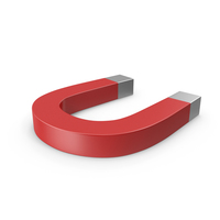 Horseshoe Magnet Red PNG & PSD Images