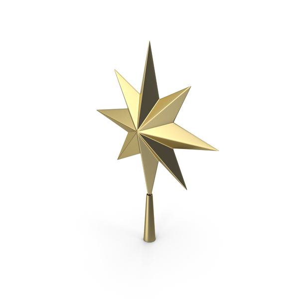 Christmas Star Golden PNG & PSD Images