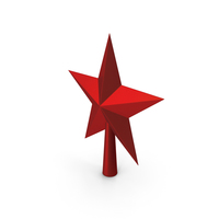 Christmas Star Golden Red PNG & PSD Images