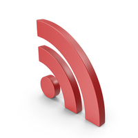 RSS Symbol Red PNG & PSD Images