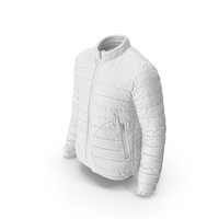 Mens Down Jacket White PNG & PSD Images