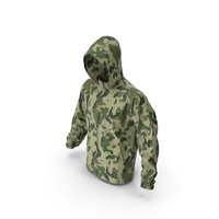 Green Military Jacket Hood PNG & PSD Images