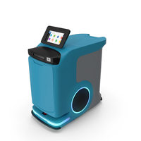 Autonomous Hospital Delivery Robot PNG & PSD Images