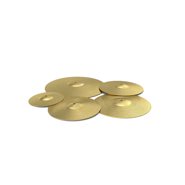 Brass Cymbal Set PNG & PSD Images