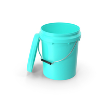 Food Grade 10L Plastic Bucket PNG & PSD Images