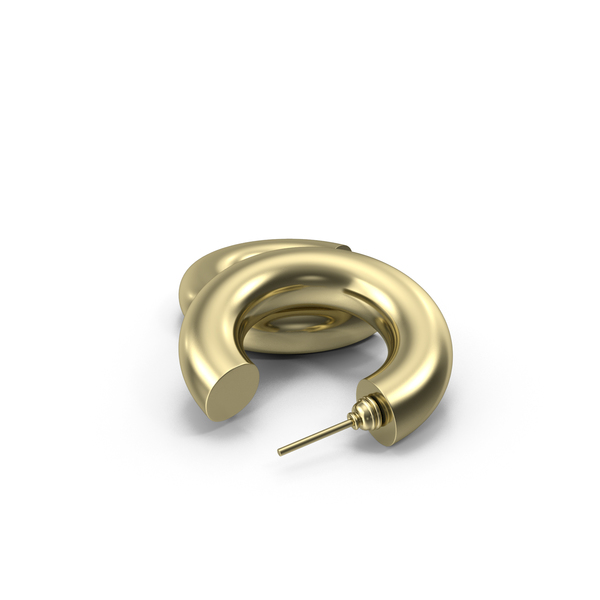 Earrings Gold Hoops PNG & PSD Images