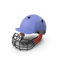 Cricket Helmet Blue PNG & PSD Images