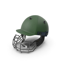 Cricket Helmet Green PNG & PSD Images