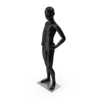 Boy Mannequin Black PNG & PSD Images