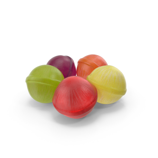 Small Pile of Spherical Hard Candy PNG & PSD Images
