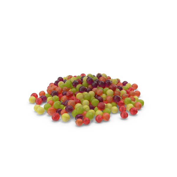 Pile of Spherical Hard Candy PNG & PSD Images