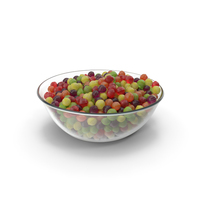 Bowl with Spherical Hard Candy PNG & PSD Images