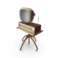 Retro 1959 Philco Predicta Princess Swivel TV with Stand PNG & PSD Images