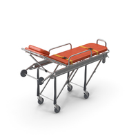 Steel Ambulance Stretcher Hospital Bed Gurney PNG & PSD Images