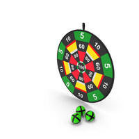 Velcro Dartboard Game Set PNG & PSD Images