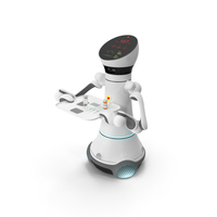 Careobot 4 with Medicine PNG & PSD Images